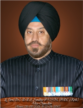 Lt. Gen (Dr.) D. D. S. Sandhu PVSM (Retd.)